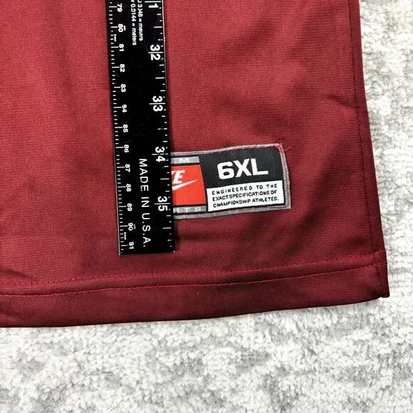 Nike Team USC Athletics Courtland Ford #74 Long Sleeve Burgundy Yellow Size 6XL - Picture 2 of 6